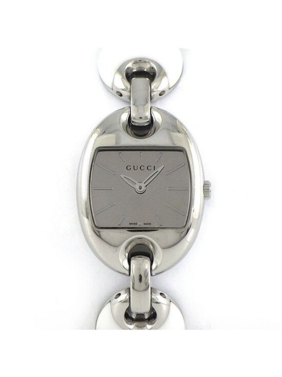 Gucci Watch Marina 121.5 Mirror Surface Dial Oval Link Bracelet main image 9